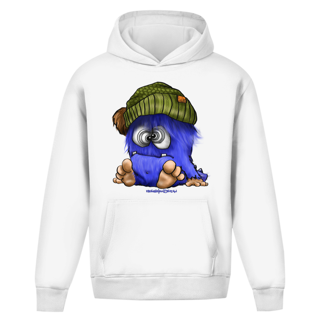 Oversize Hoodie Ohne Kordel Tinnitus  Monster