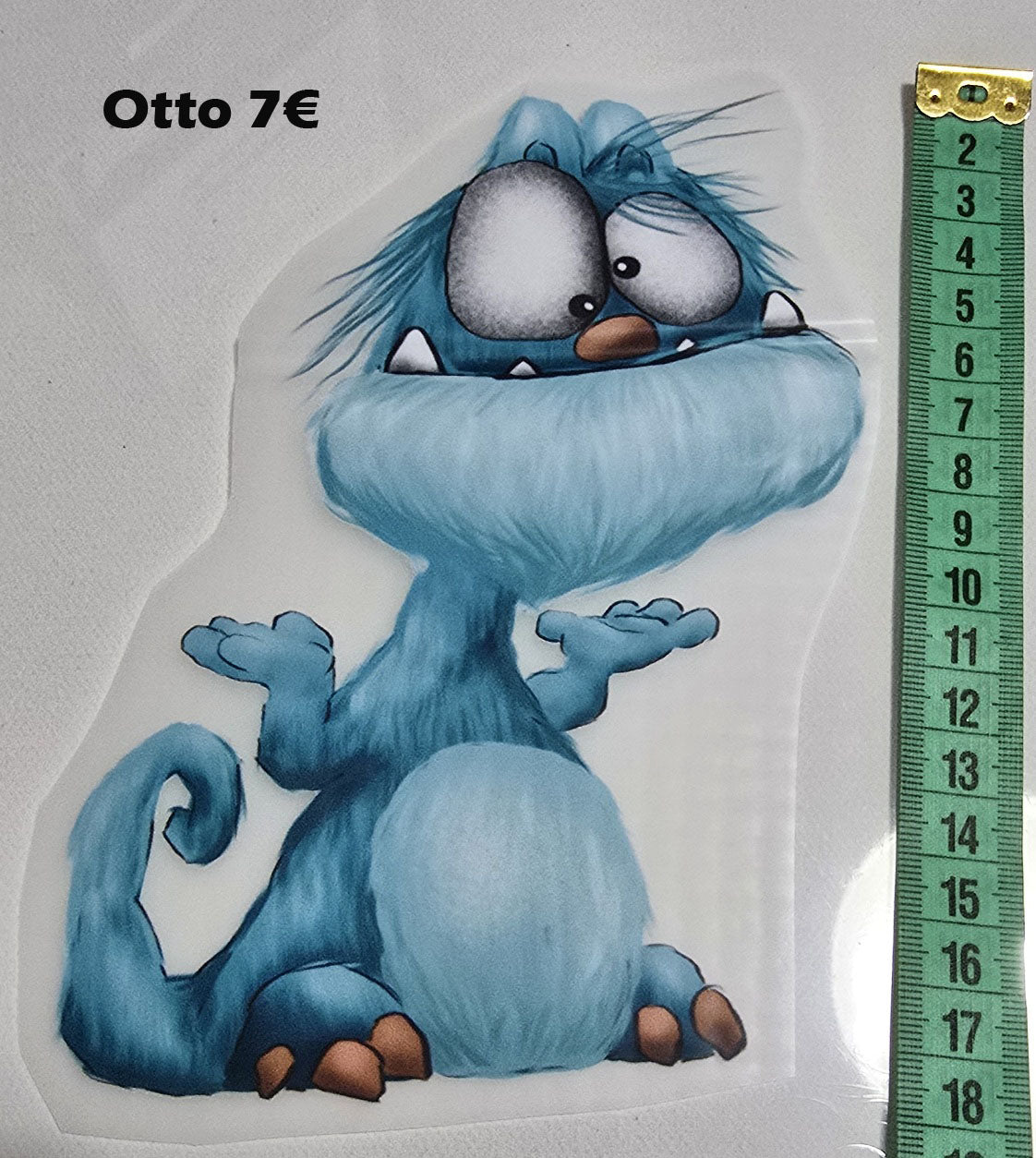 Bügelbild Kruegerhausdesign Monster Otto