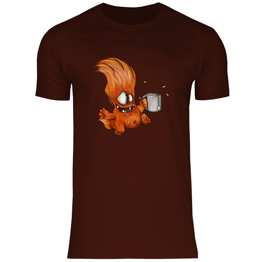 Herren T-Shirt Monster, slim fit,  Ich habe den Gute Laune Tee