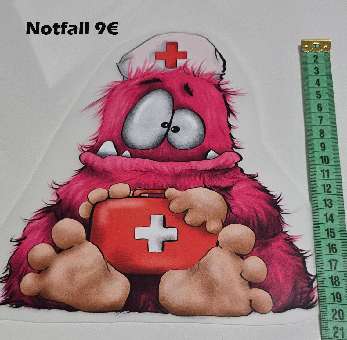 Bügelbild Kruegerhausdesign Monster Notfall