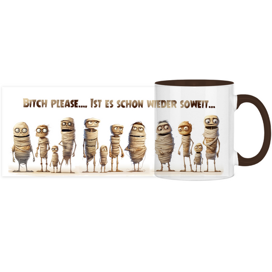 Panorama Tasse zweifarbig Halloween Nr 12