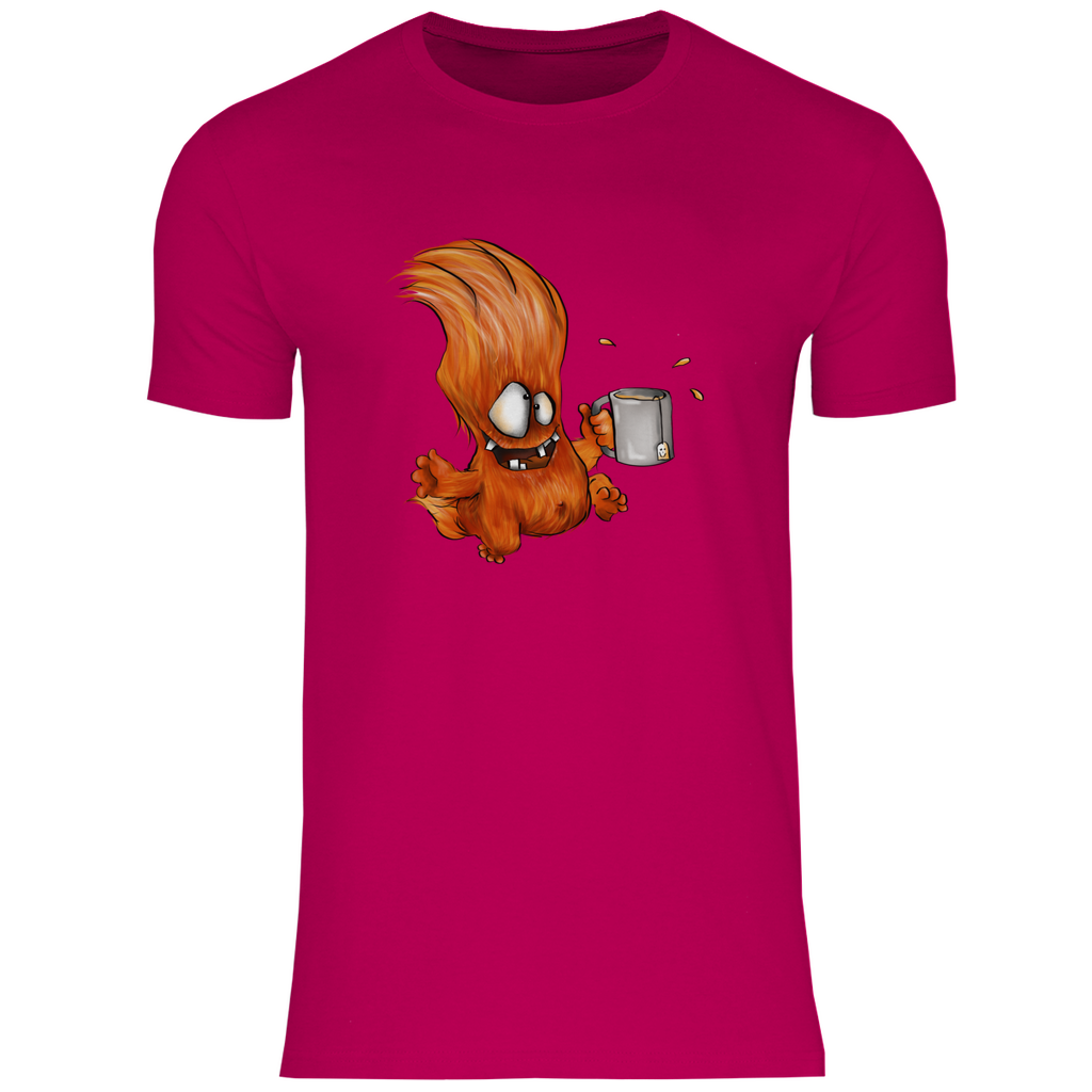 Herren T-Shirt Monster, slim fit,  Ich habe den Gute Laune Tee