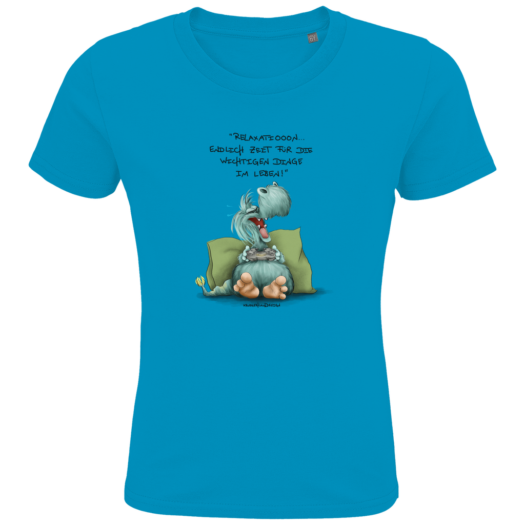 Kids Premium Bio T-Shirt, Relaxation, endlich Zeit für die...#213