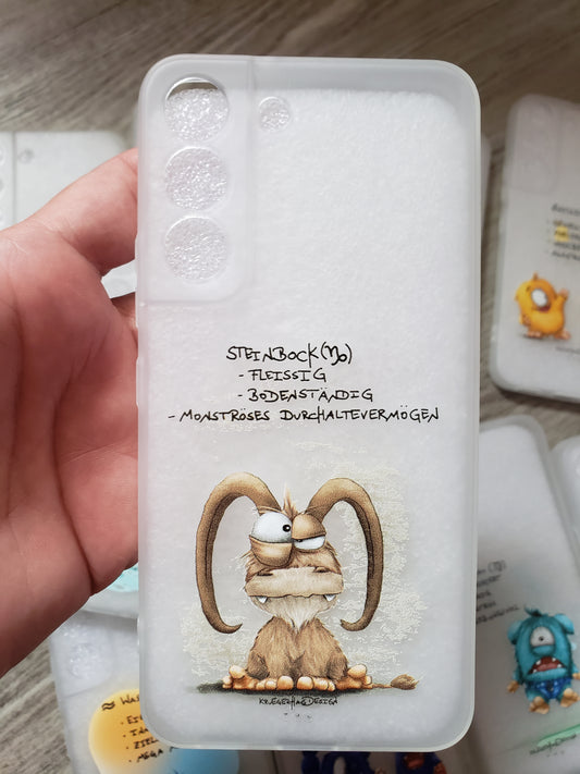 Handyhülle, Handy Case, Android und Apple Kruegerhausdesign Steinbock Sternzeichen, Flexi Case