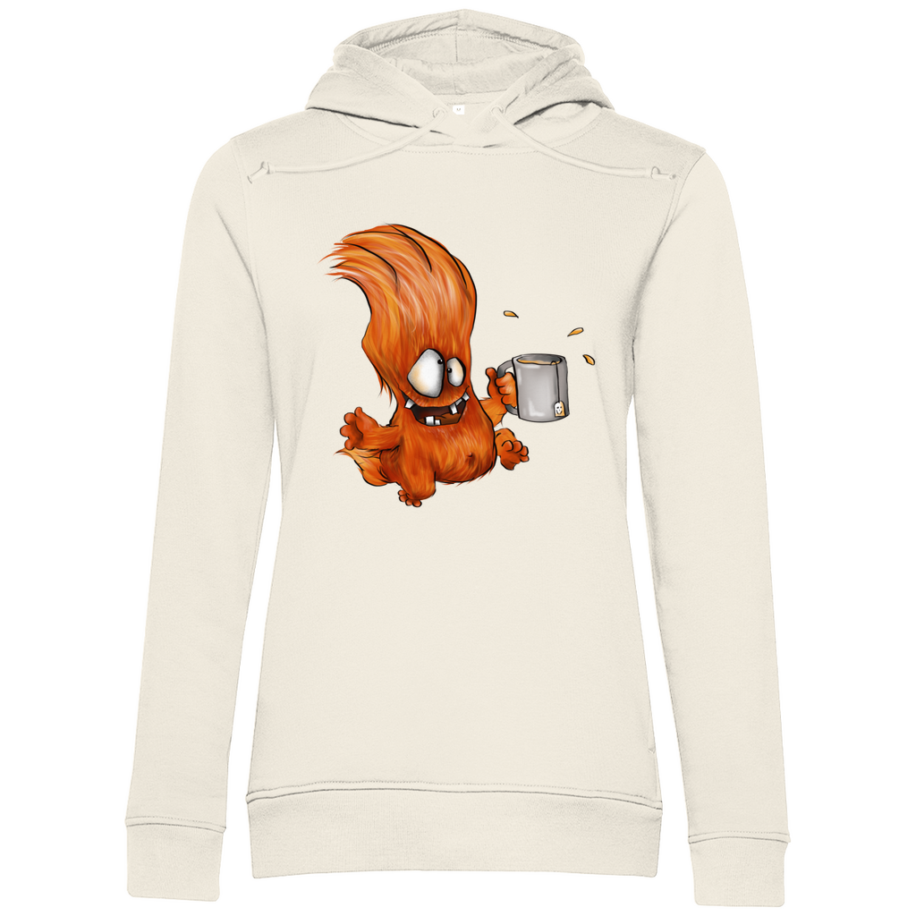 Damen Premium Bio Hoodie, slim fit,  Monster Ich habe den Gute Laune Tee