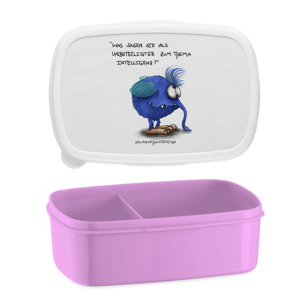 Lunchbox mit Aufteilung, Brotdose, Kruegerhausdesign Monster mit Spruch, Was sagen Sie als Unbeteiligter... #13