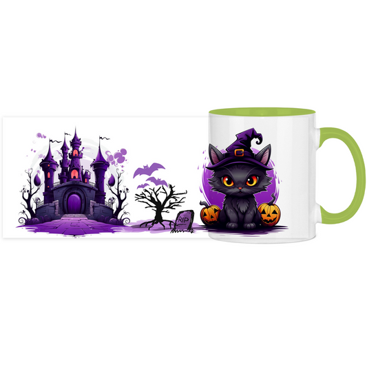 Panorama Tasse zweifarbig Halloween Nr 18