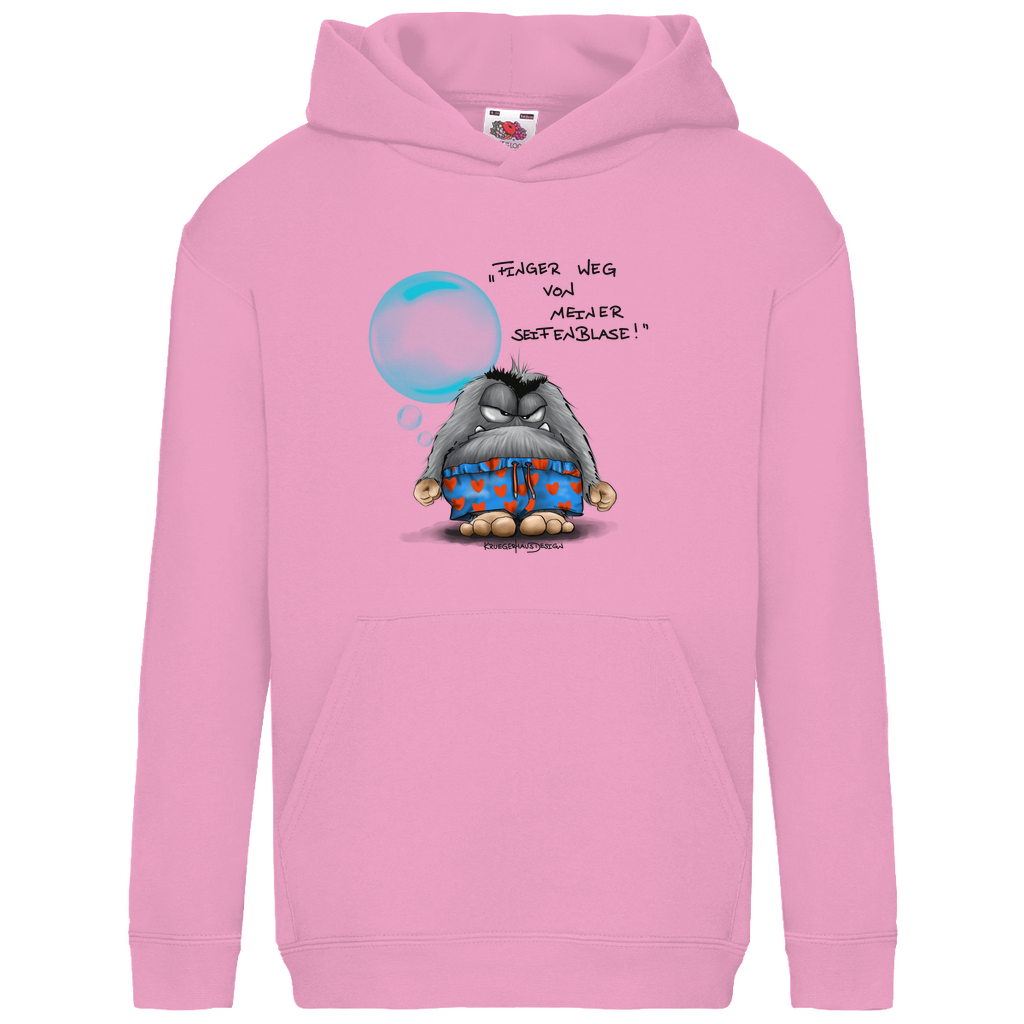 Kids Basic Hoodie, Finger weg von meiner Seifenblase!