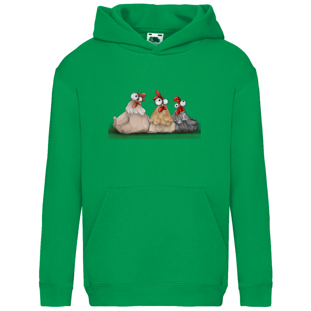 Kids Basic Hoodie Hühner