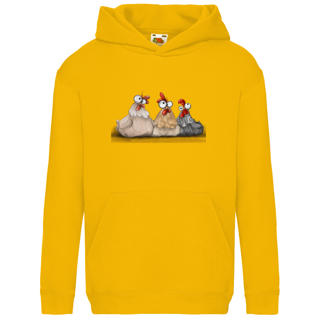 Kids Basic Hoodie Hühner