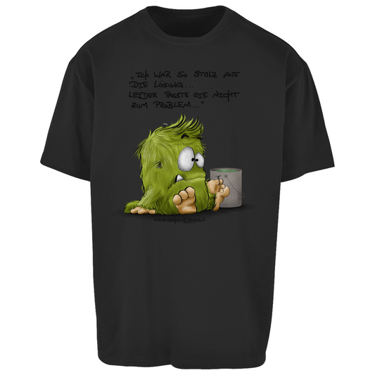 Oversize T-Shirt, Kruegerhausdesign Monster Spruch, Ich war so stolz auf die... 298