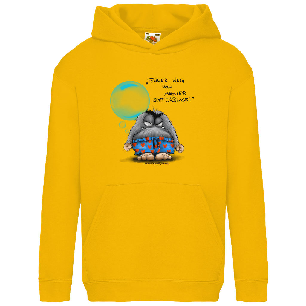 Kids Basic Hoodie, Finger weg von meiner Seifenblase!