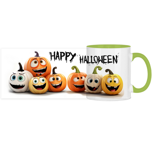 Panorama Tasse zweifarbig Halloween 1