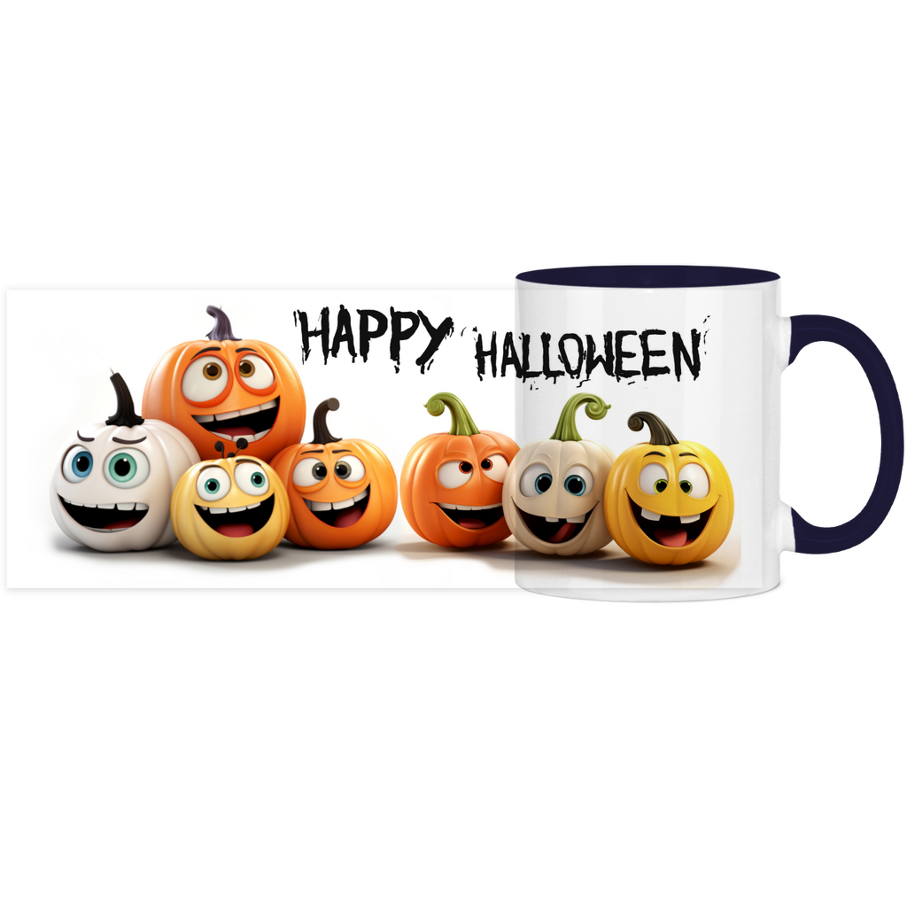 Panorama Tasse zweifarbig Halloween 1