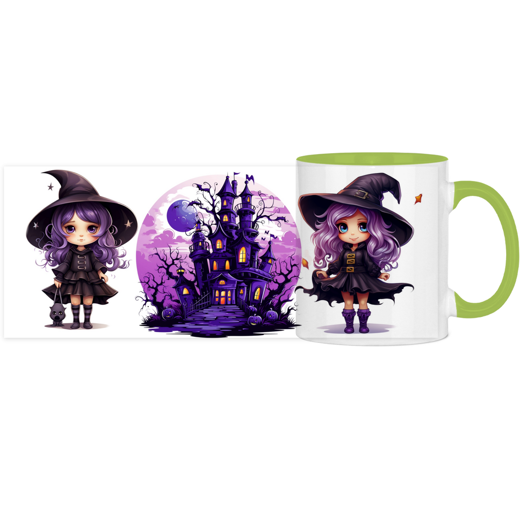 Panorama Tasse zweifarbig Halloween Nr 7