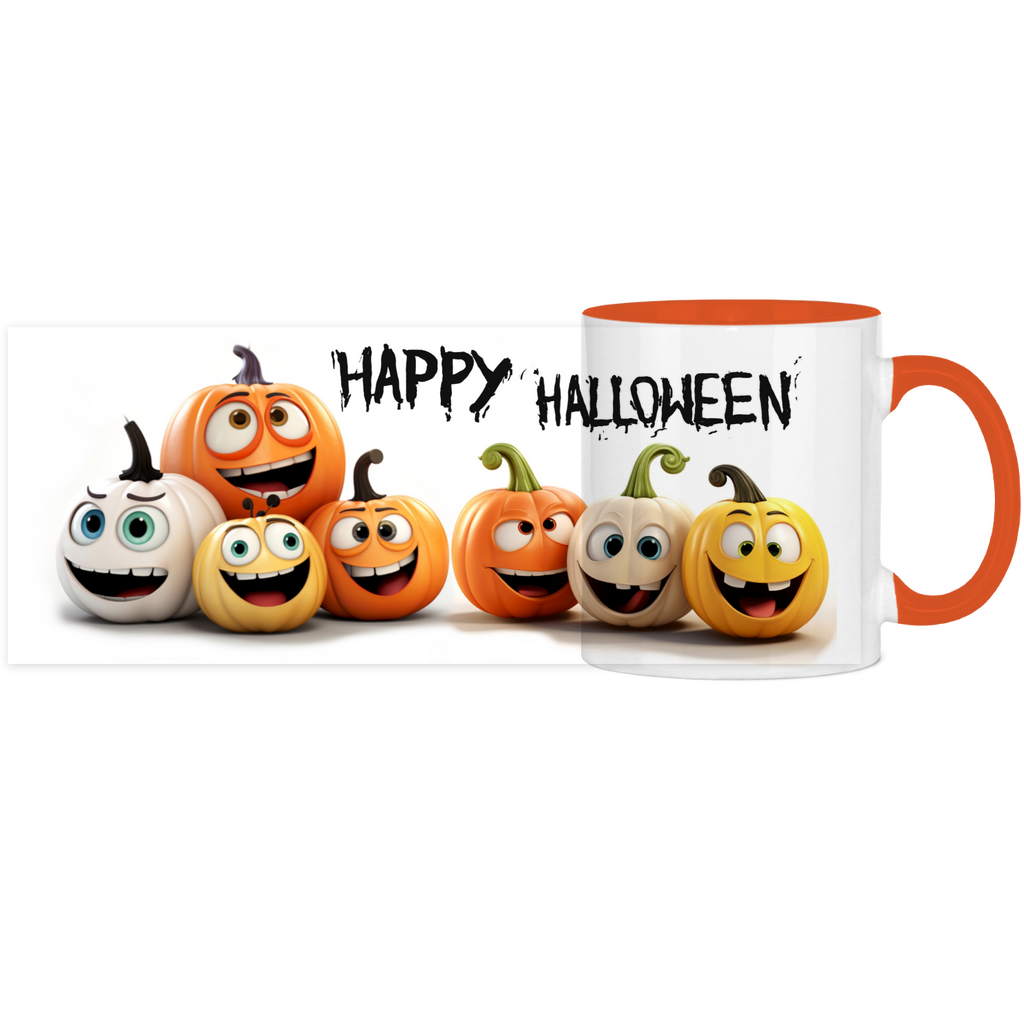 Panorama Tasse zweifarbig Halloween 1