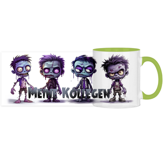 Panorama Tasse zweifarbig Halloween Nr 14