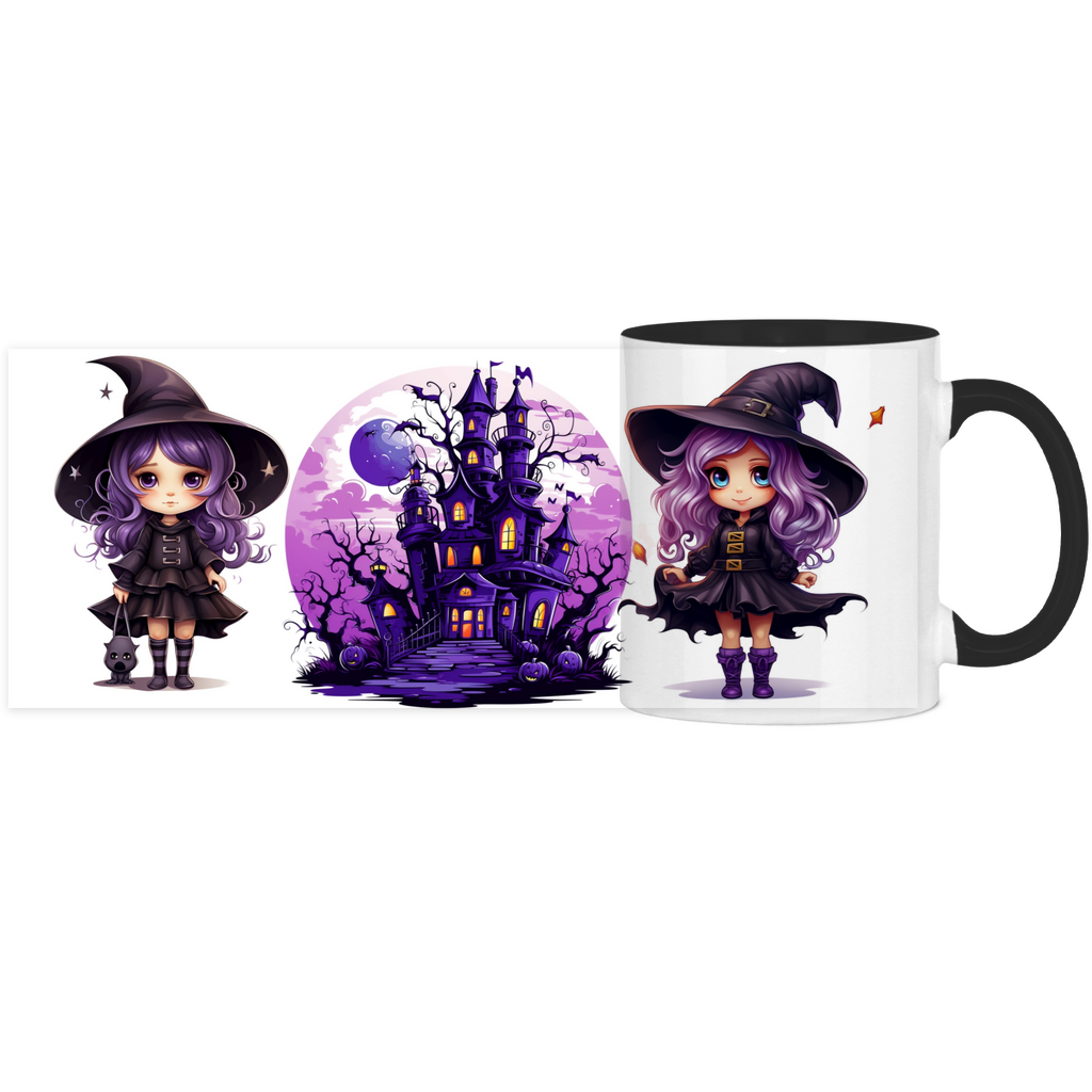 Panorama Tasse zweifarbig Halloween Nr 7