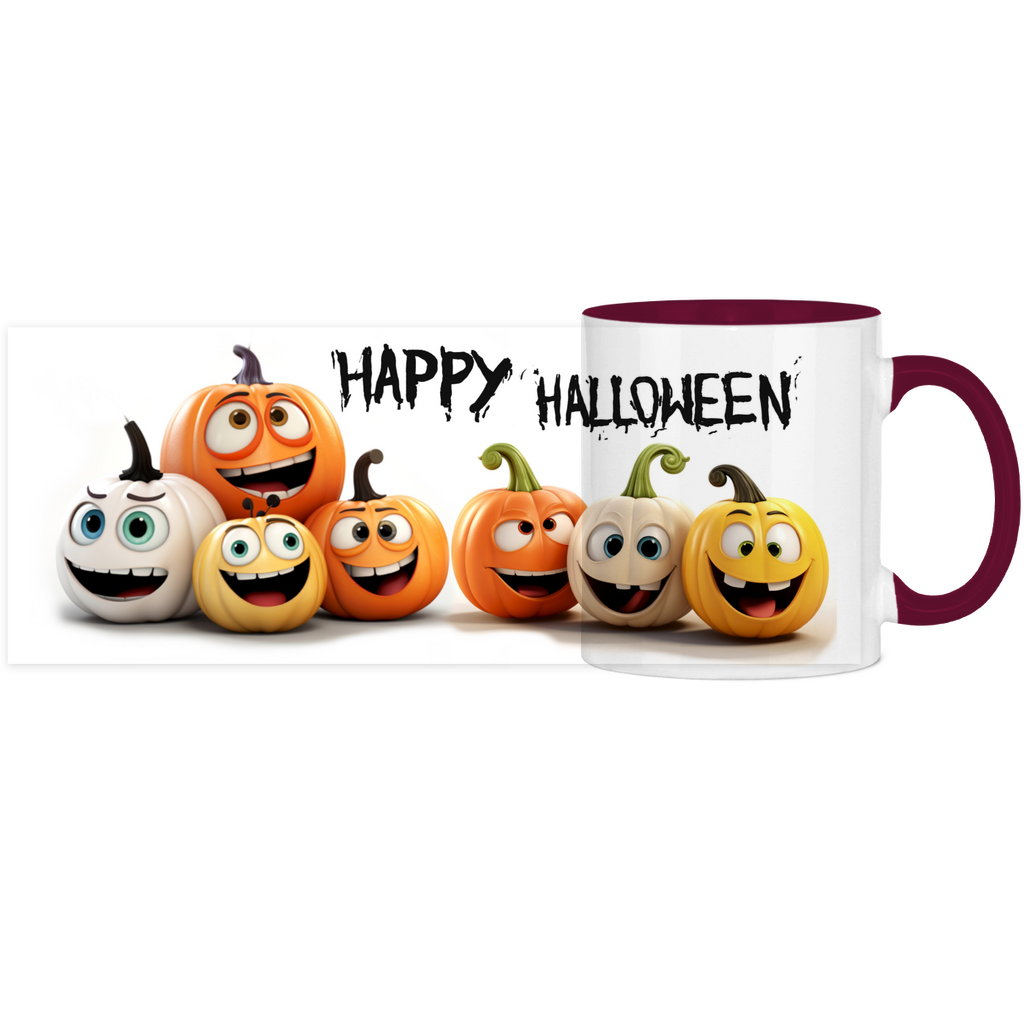 Panorama Tasse zweifarbig Halloween 1