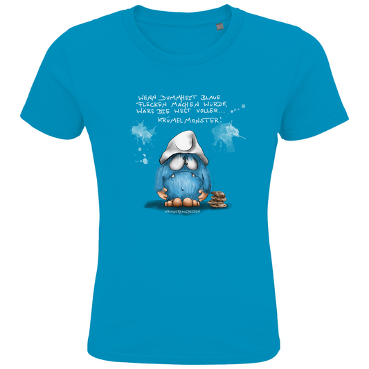 Kids Premium Bio T-Shirt, Wenn Dummheit blaue Flecken machen würde, wäre die Welt voller ... Krümelmonster!