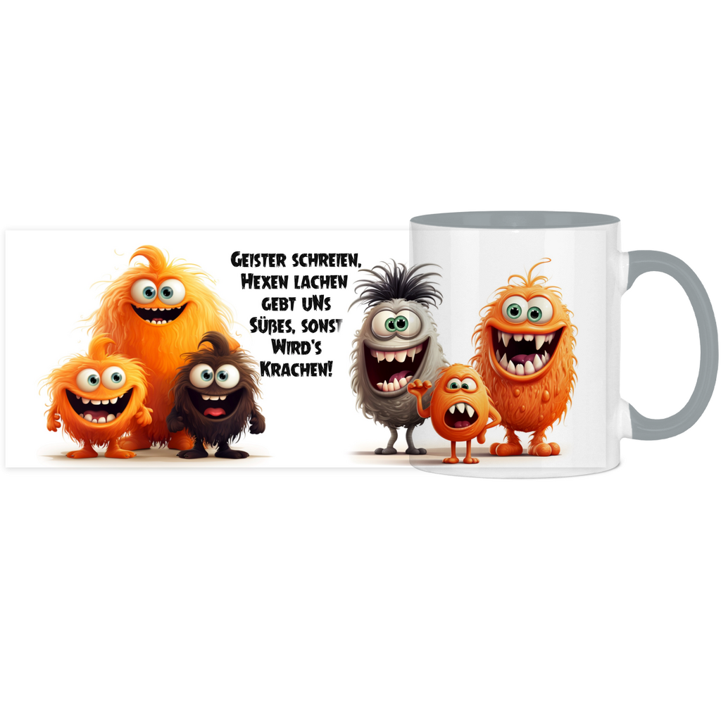 Panorama Tasse zweifarbig Halloween Nr 9