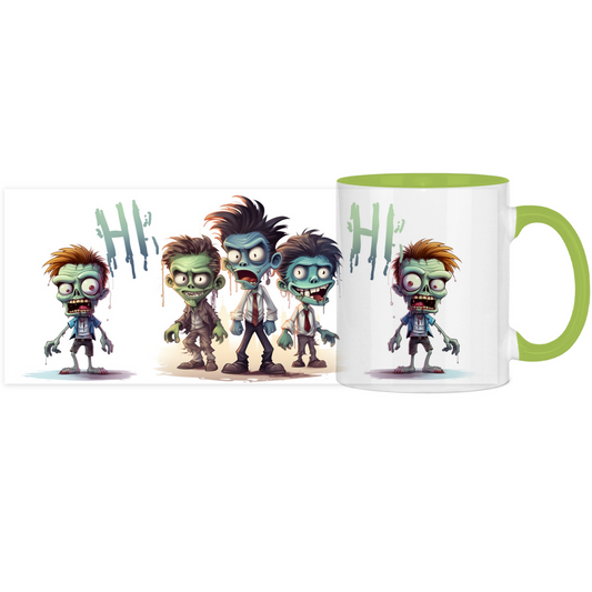 Panorama Tasse zweifarbig Halloween Nr 14