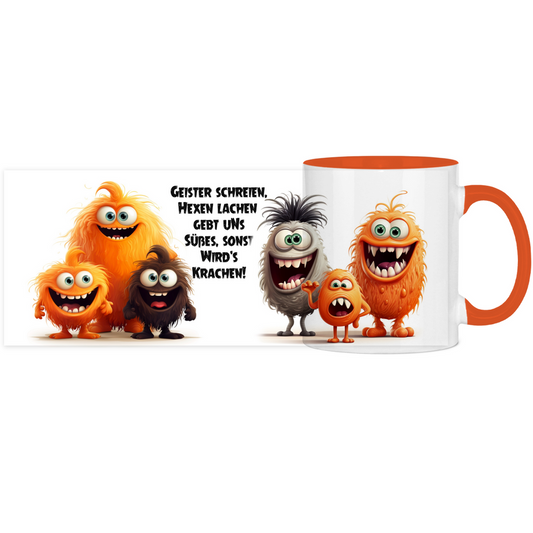 Panorama Tasse zweifarbig Halloween Nr 9