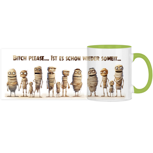 Panorama Tasse zweifarbig Halloween Nr 12