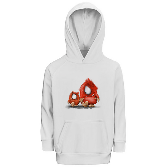 Kinder Premium Bio Hoodie, Du und ich... nur Monster Druck