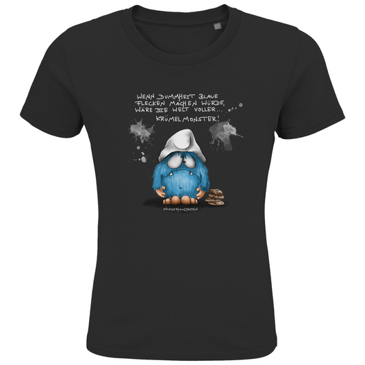 Kids Premium Bio T-Shirt, Wenn Dummheit blaue Flecken machen würde, wäre die Welt voller ... Krümelmonster!