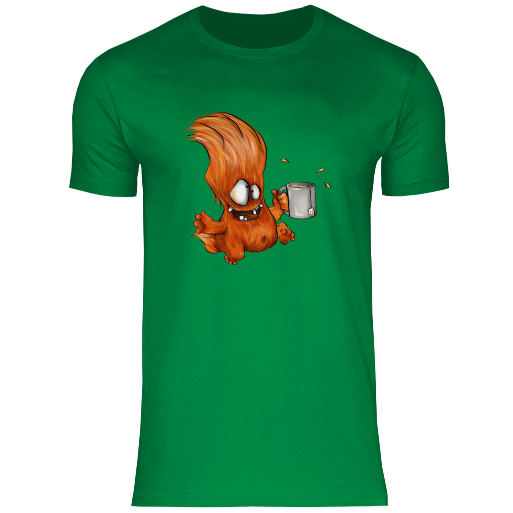 Herren T-Shirt Monster, slim fit,  Ich habe den Gute Laune Tee