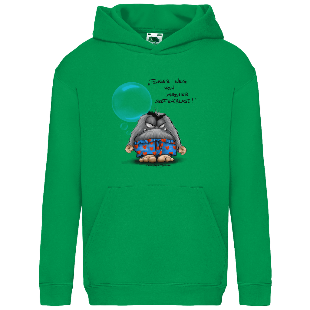 Kids Basic Hoodie, Finger weg von meiner Seifenblase!