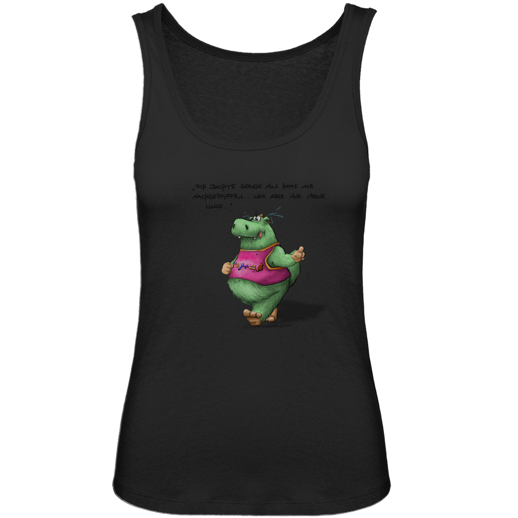 Damen Premium Organic Tank Top,  Ich dachte gerade man hätte mir nachgepfiffen... war aber nur meine Lunge...