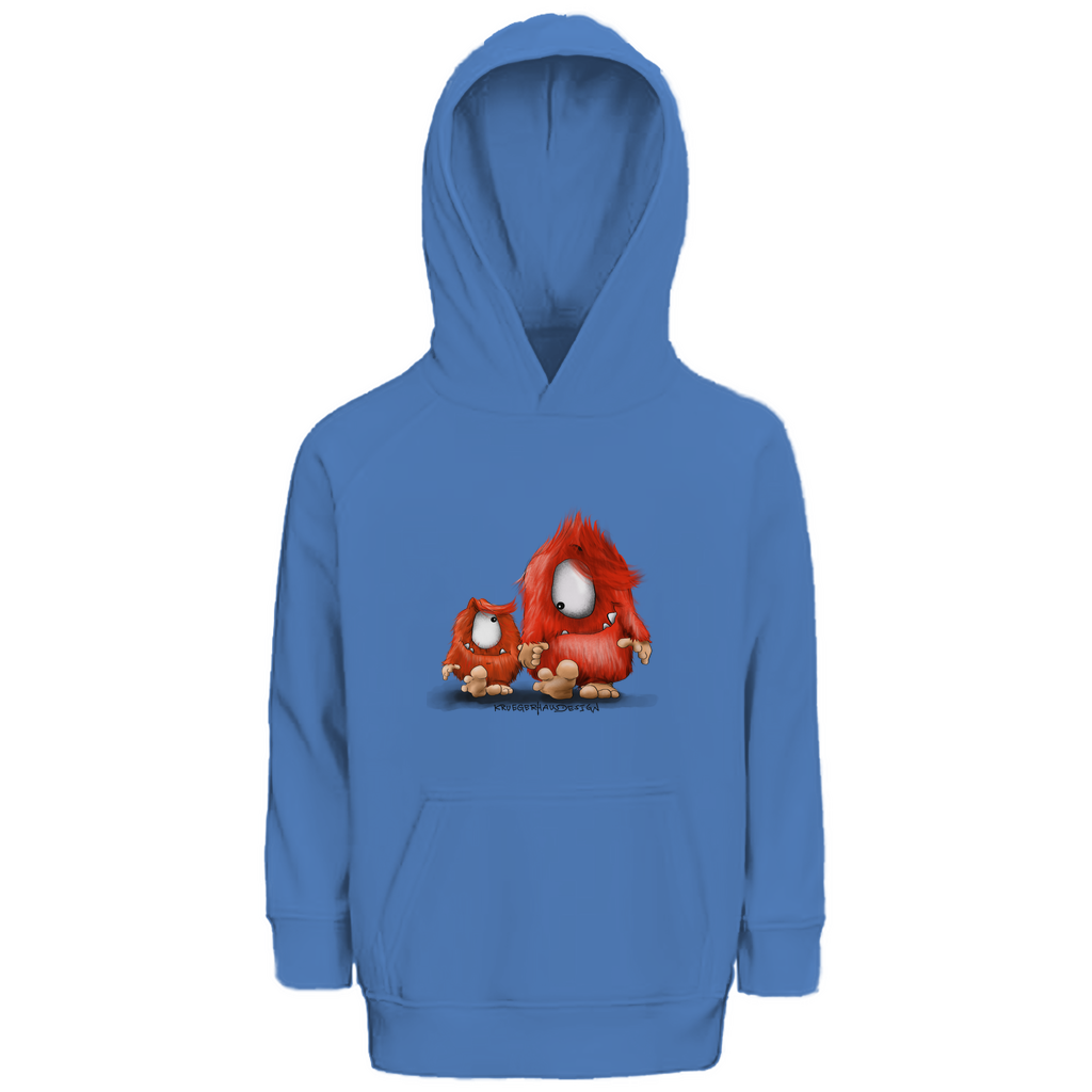 Kinder Premium Bio Hoodie, Du und ich... nur Monster Druck