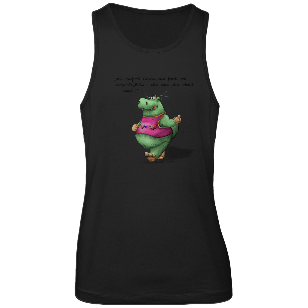 Herren Premium Tank Top,  Ich dachte gerade man hätte mir nachgepfiffen... war aber nur meine Lunge...