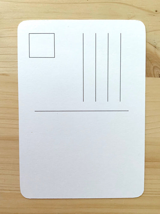 Postkarte Monster Kruegerhausdesign  "Immer öfter stehe ich neben mir und schaue..."