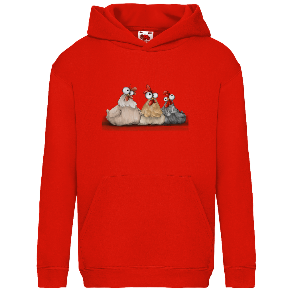 Kids Basic Hoodie Hühner