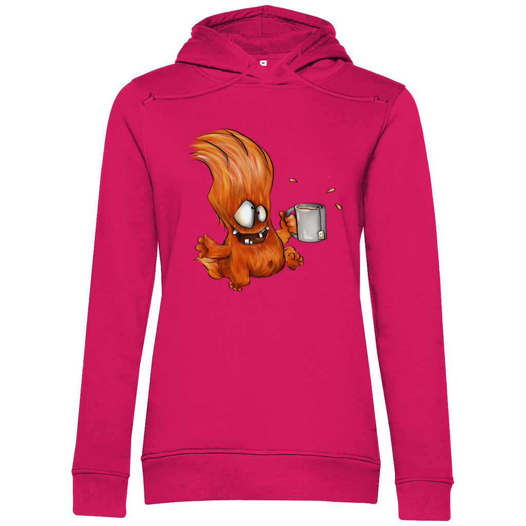 Damen Premium Bio Hoodie, slim fit,  Monster Ich habe den Gute Laune Tee