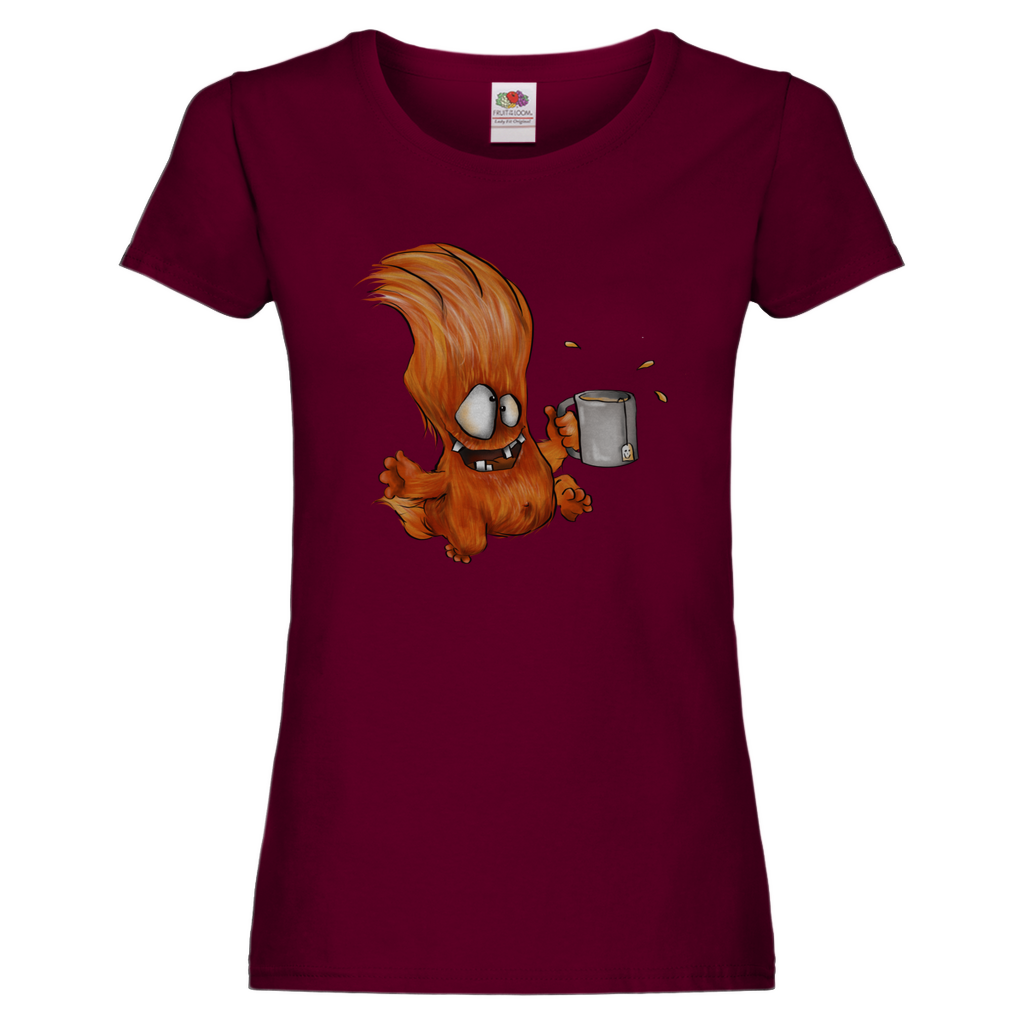 Damen Promo T-Shirt, slim fit, Monster Ich habe den Gute Laune Tee