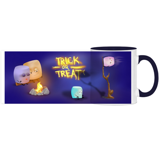 Panorama Tasse zweifarbig Halloween Nr 23