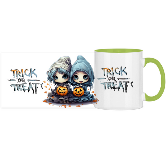Panorama Tasse zweifarbig Halloween Nr 13