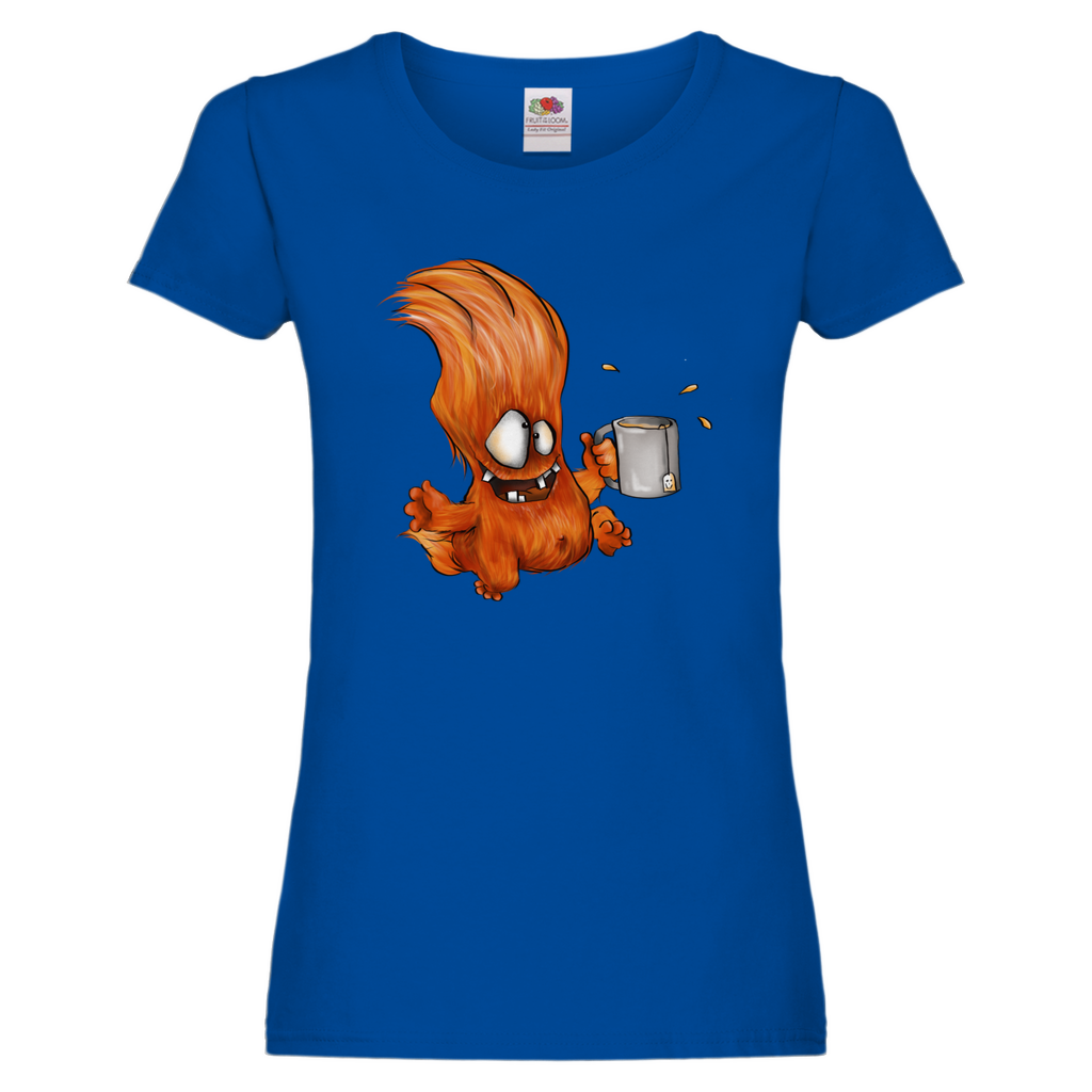 Damen Promo T-Shirt, slim fit, Monster Ich habe den Gute Laune Tee