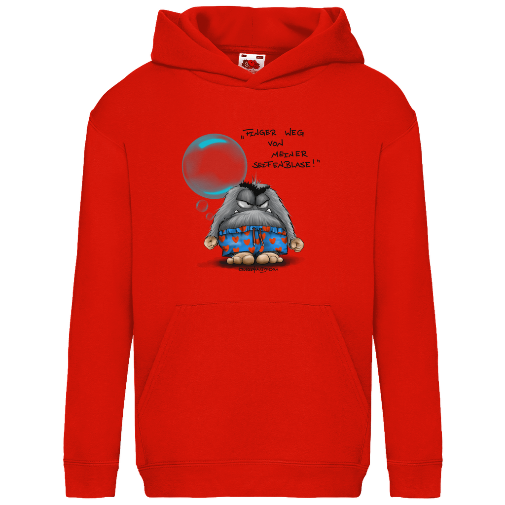 Kids Basic Hoodie, Finger weg von meiner Seifenblase!