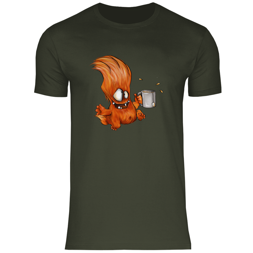 Herren T-Shirt Monster, slim fit,  Ich habe den Gute Laune Tee