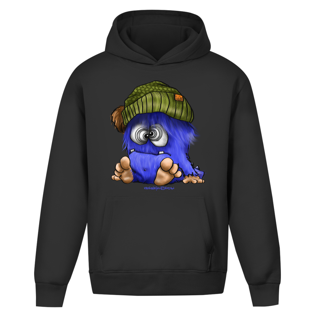 Oversize Hoodie Ohne Kordel Tinnitus  Monster