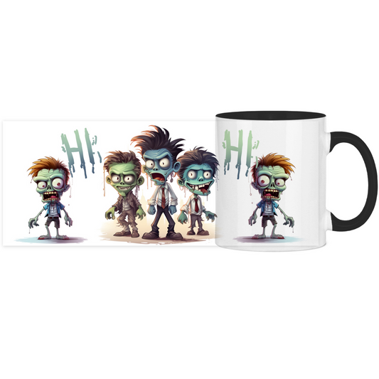 Panorama Tasse zweifarbig Halloween Nr 14
