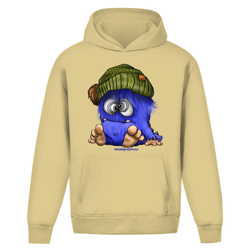 Oversize Hoodie Ohne Kordel Tinnitus  Monster