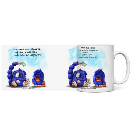 Tasse, Kaffeetasse Kruegerhausdesign Sternzeichen Skorpion Monster