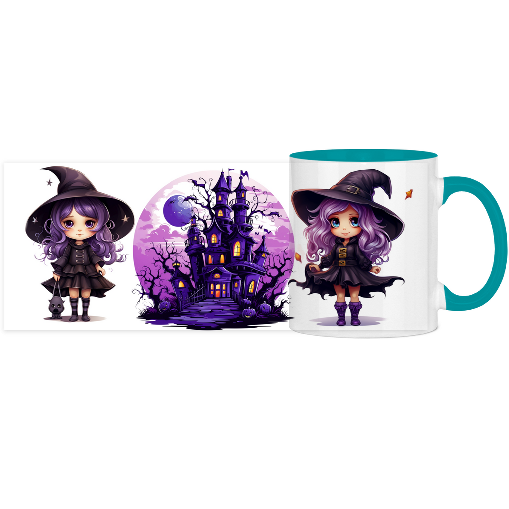 Panorama Tasse zweifarbig Halloween Nr 7