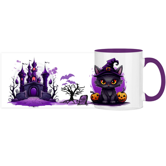 Panorama Tasse zweifarbig Halloween Nr 18